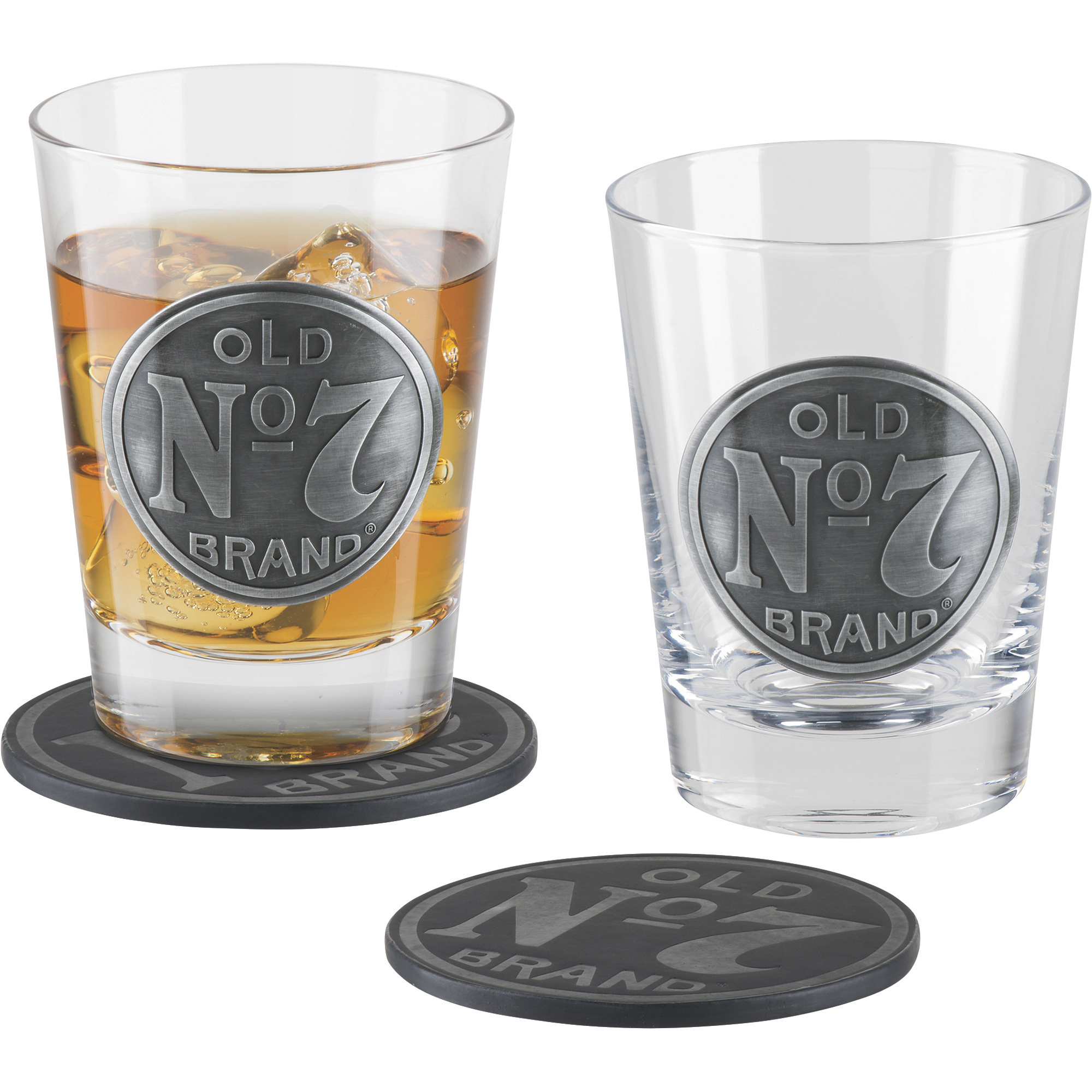 Jack Daniel's Old No. 7 Double Old Fashioned Glassware Set, Model# JD-38708
